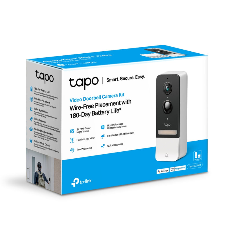 TP-Link Tapo D230S1 Tapo Smart IoT Hub Smart Doorbell with Chime