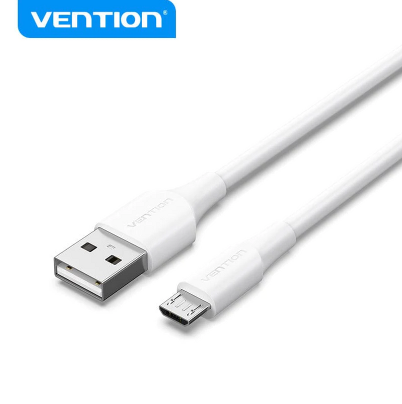 Vention USB 2.0 A Male to Micro-B Male 2A Cable 2M White