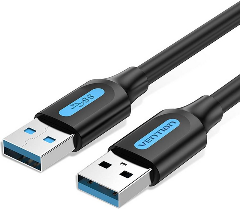 Vention USB 3.0 A Male to A Male Cable 3M Black PVC Type