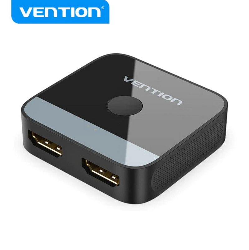 Vention 2-Port HDMI Bi-Direction 4K Switcher Black ABS Type