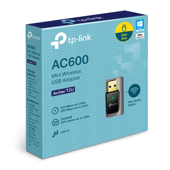TP-Link AC600 Wireless Dual Band USB Adapter Archer T2U
