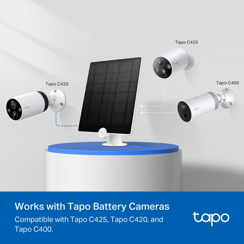 TP-Link Tapo A200 Solar Panel, for Tapo Battery Powered Cameras