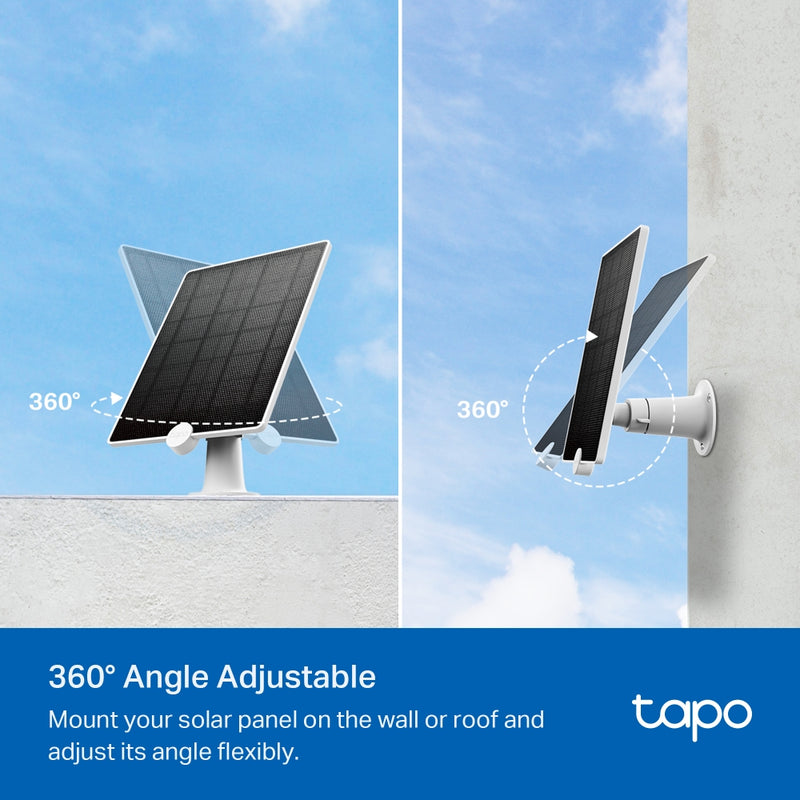 TP-Link Tapo A200 Solar Panel, for Tapo Battery Powered Cameras
