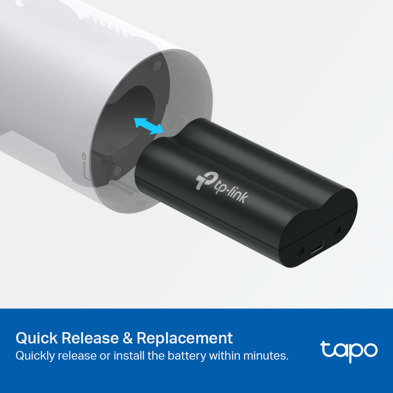 TP-Link Tapo A100 Battery Pack, for Tapo Powered Cameras and Video Doorbells