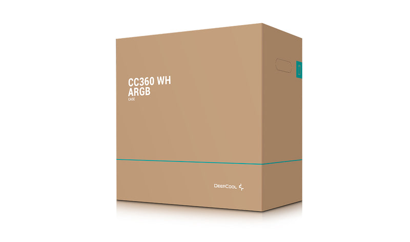 Deepcool CC360 ARGB Micro-ATX Case Mid Tower Case White