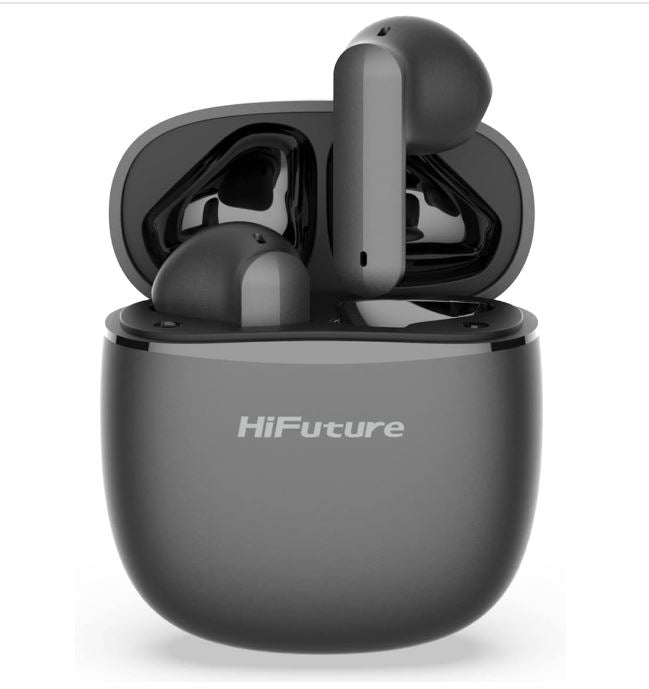 HiFuture ColorBuds2  Earbuds,  5 hours Play time, Black