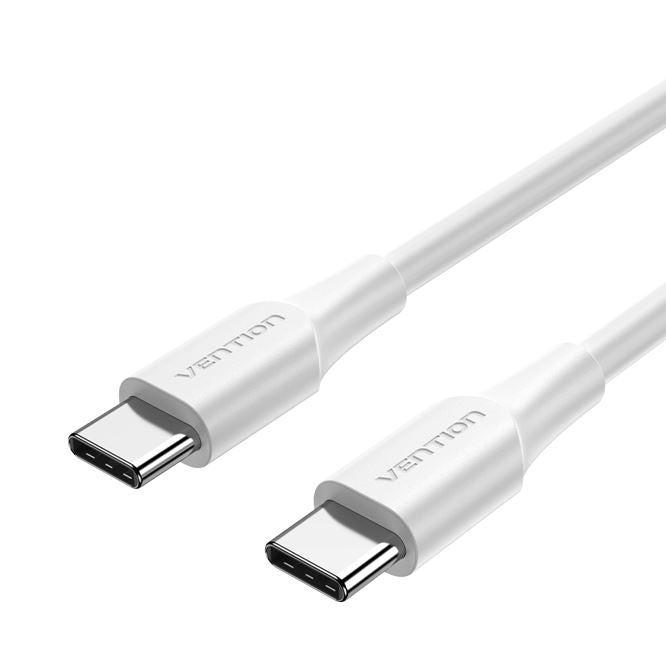 Vention USB 2.0 C Male to C Male 3A Cable 1.5M White