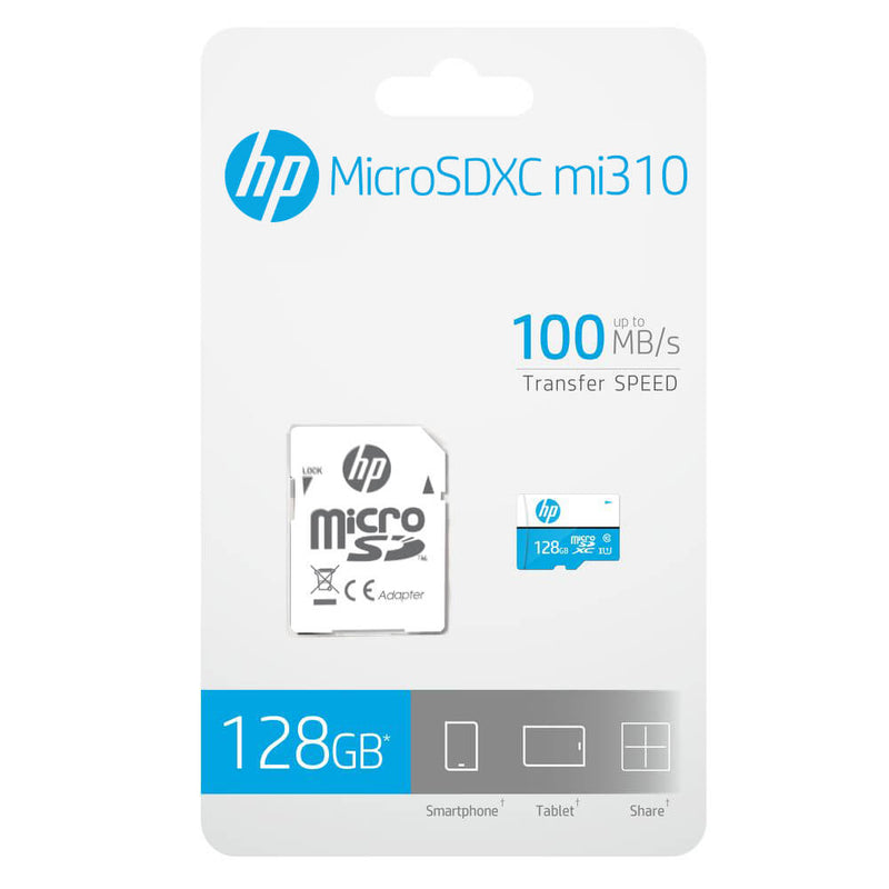 HP U1 High Speed MicroSD Card 128GB