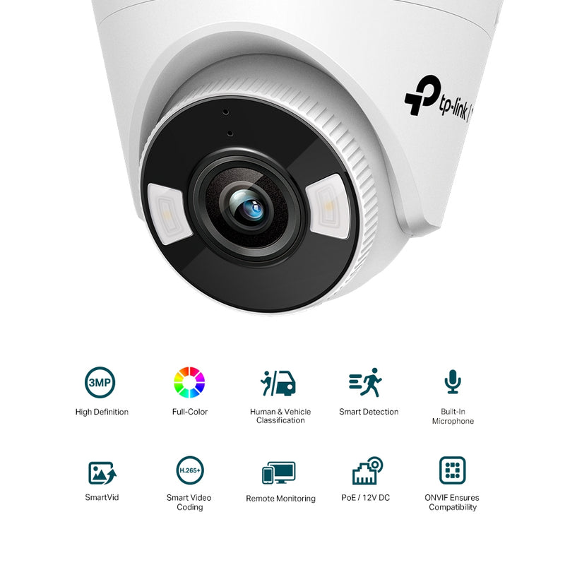 TP-Link VIGI C430 (2.8MM) 4MP Full-Colour Turret Network Camera