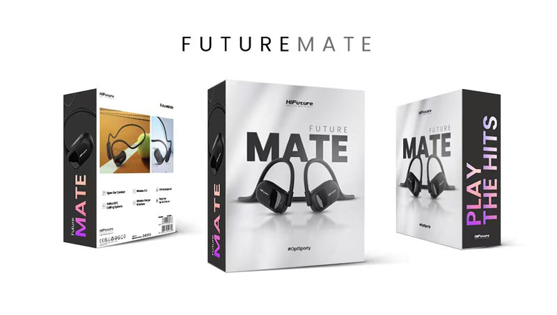 HiFuture FutureMate Sport Earphones, 8 hrs playtime, Grey