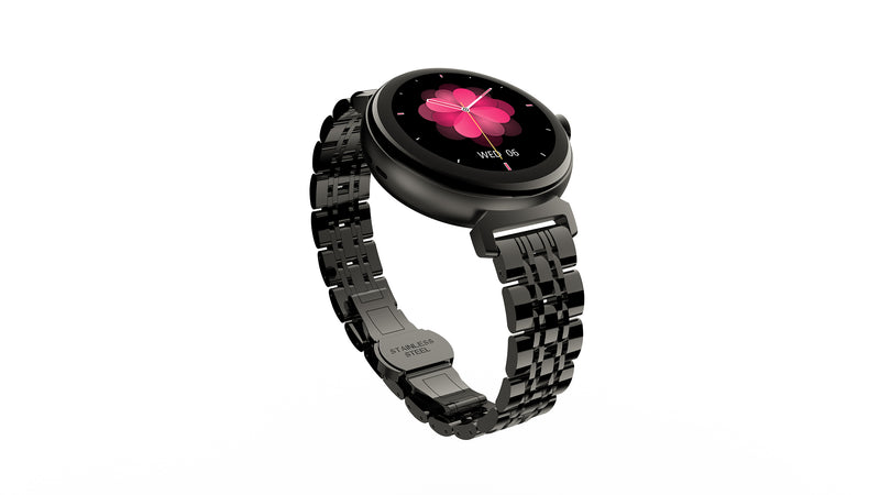 HiFuture Aura, outdoor bluetooth calling smartwatch, 1.04" AMOLED Display,  Black