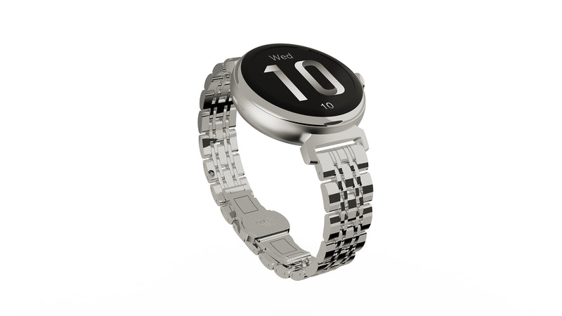 HiFuture Aura, outdoor bluetooth calling smartwatch, 1.04" AMOLED Display, Silver