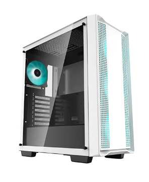 Deepcool CH560 hybrid airflow and dual 360 AIO supported ATX Mid Tower case White