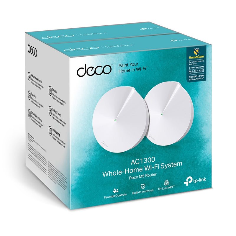 TP-Link Deco M5 (2-Pack) Mesh Wi-Fi System