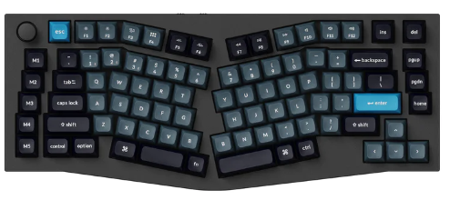 Keychron Q10P-M1 75% Red Switch Non Backlit Carbon Black QMK/VIA Wireless Mechanical Pro With Knob Alice Keyboard