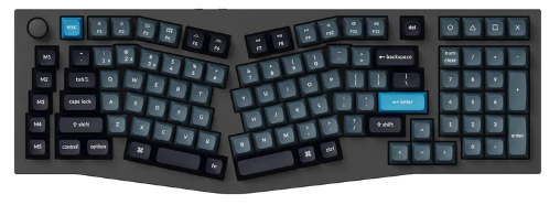 Keychron Q13P-M1 96% Red Switch Non Backlit Carbon Black QMK/VIA Wireless Mechanical Pro with Knob Alice Keyboard