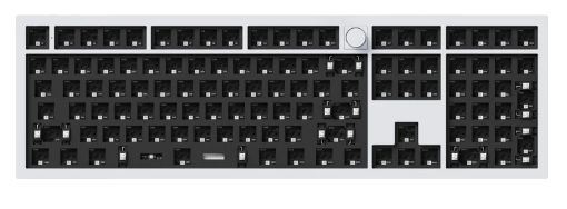 Keychron Q6P-B4 100% Barebone Non Backlit Shell White QMK/VIA Wireless Mechanical Pro Keyboard