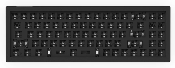 Keychron V7-Z2 70% Barebone Non Backlit Carbon Black QMK Wired Mechanical Keyboard