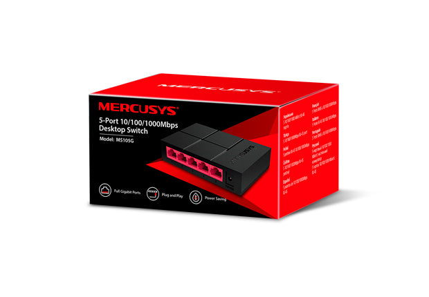 Mercusys 5-Port 10/100/1000Mbps Desktop Switch