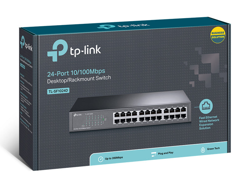 TP-LINK 24-port 10/100Mbps Desktop/Rackmount Switch
