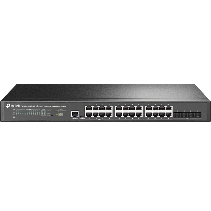 TP-Link JetStream 24-Port 2.5GBASE-T L2+ Managed Switch with 4 10GE SFP+ Slots