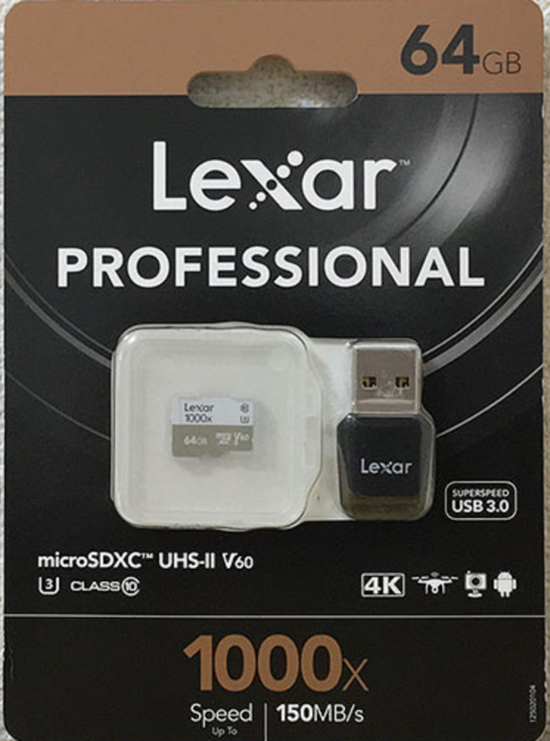 Lexar Professional 1000x microSDHC/SDXC UHS-II 64GCB