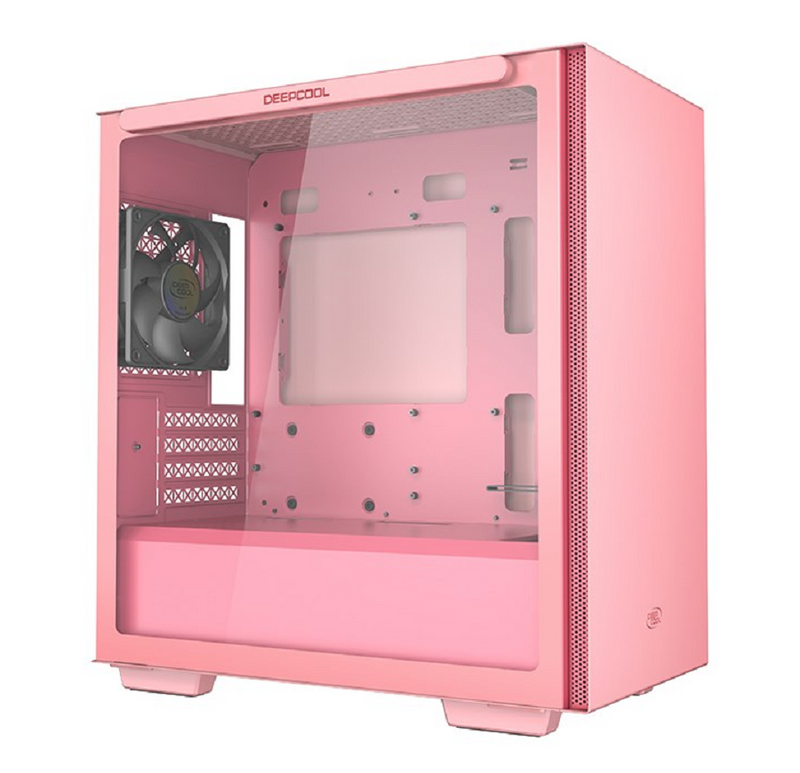 Deepcool MACUBE 110 MATX temper glass. Micro-ATX Case Pink