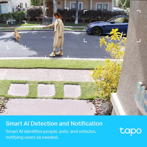 TP-Link Tapo C400S2, Indoor Smart Wire-Free Security Camera System, 2-Camera System, Battery Powered