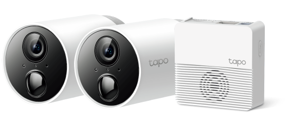 TP-Link Tapo C400S2, Indoor Smart Wire-Free Security Camera System, 2-Camera System, Battery Powered
