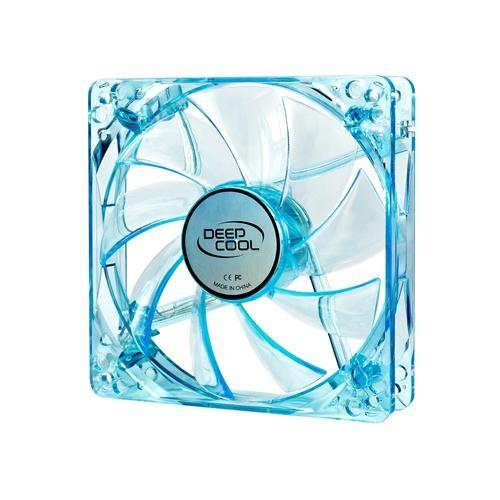 Deepcool Case Fan 120 x 25mm Blue UV Frame with Blue LED