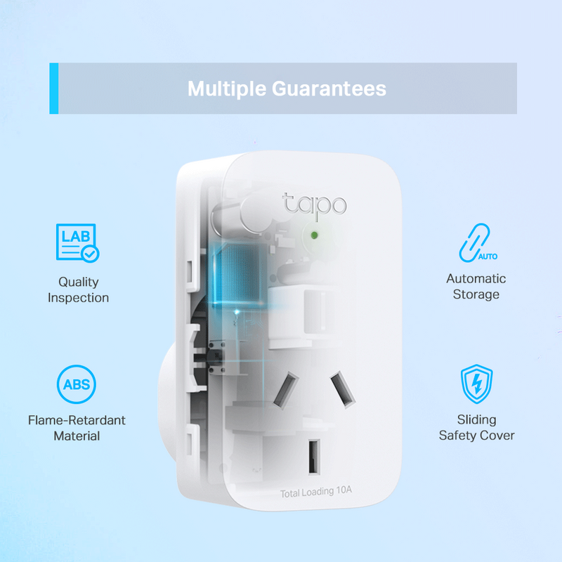 TP-Link Tapo P100, Mini Smart Wi-Fi Socket/plug, 4 Pack