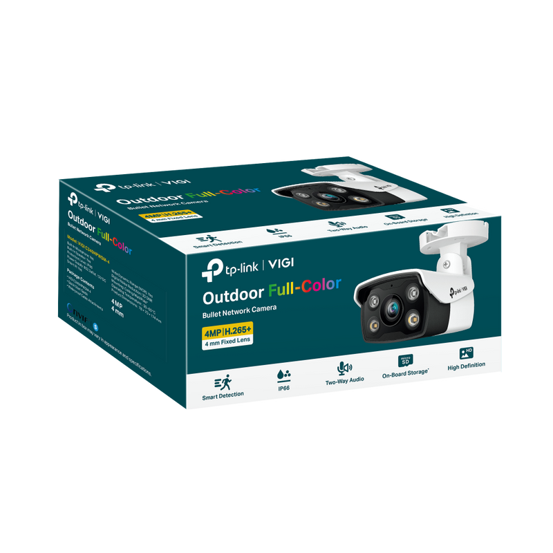 TP-Link VIGI C340 (4mm) 4MP Outdoor Full-Colour Bullet Network Camera