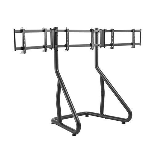 Bracom Triple Monitor Stand for Racing Seat (Free Standing)