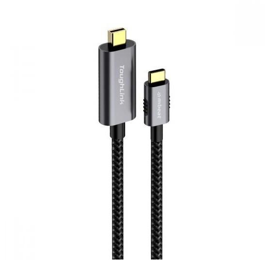 mbeat ToughLink 1.8m Braided USB-C to Mini DisplayPort Cable
