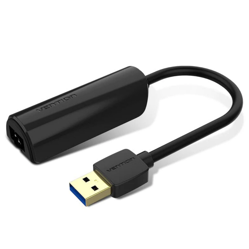 Vention USB 3.0 to Gigabit Ethernet Adapter ABS Type Black 0.15m