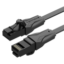 Vention Flat CAT6 UTP Patch Cord Cable 0.75M Black