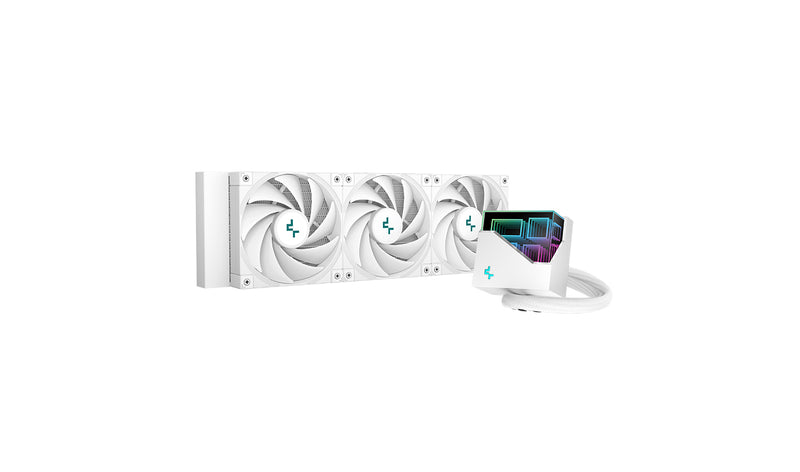 Deepcool LT720 Infinity Mirror 360mm AiO Water Cooling Kit White