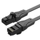Vention Flat CAT6 UTP Patch Cord Cable 1M Black