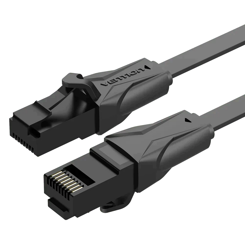 Vention Flat CAT6 UTP Patch Cord Cable 3M Black