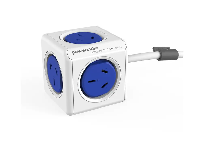 ALLOCACOC POWERCUBE Extended Red-5 Outlets, 1.5M