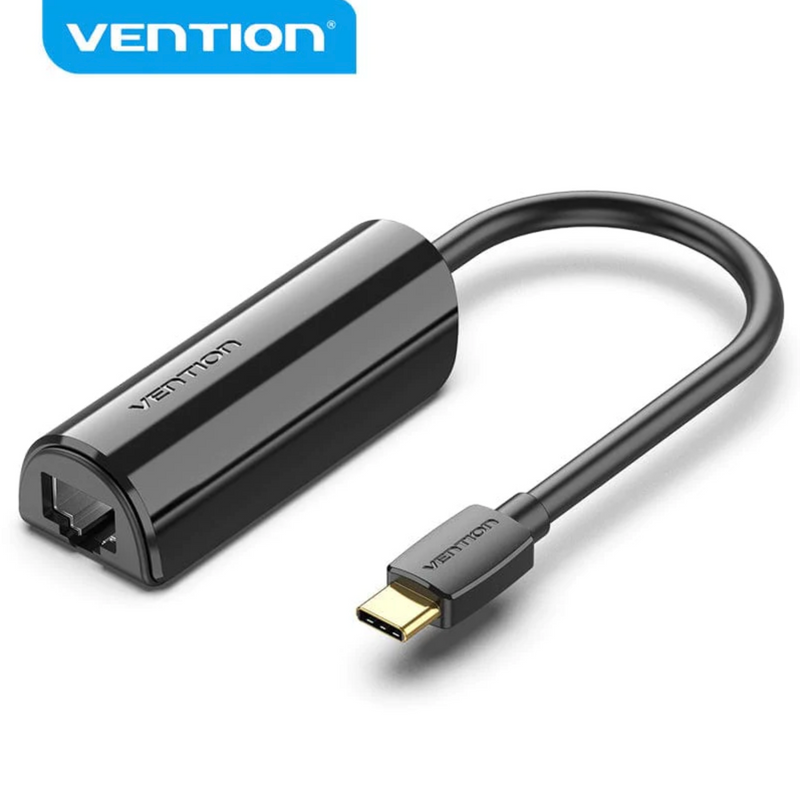 Vention USB-C to Gigabit Ethernet Adapter 0.15M Black