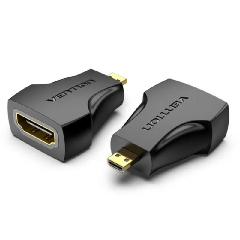 Vention Micro HDMI Male to HDMI Female Adapter Black