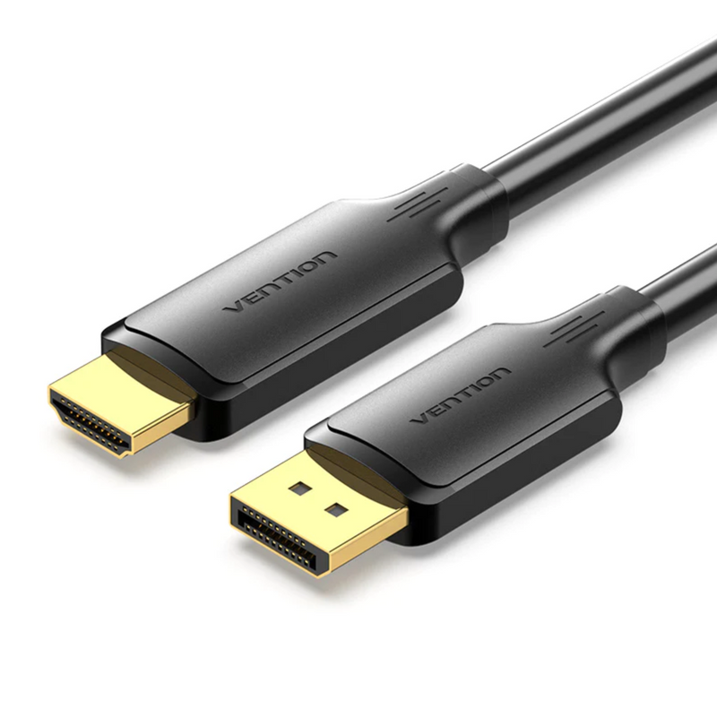 Vention DisplayPort Male to HDMI-A Male 4K HD Cable 5M Black