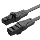 Vention Flat CAT6 UTP Patch Cord Cable 15M Black