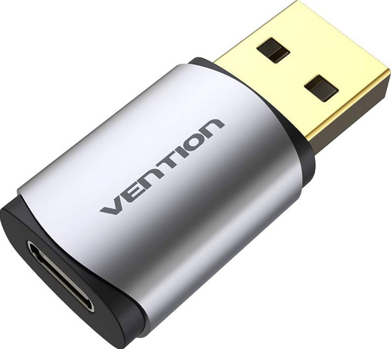 Vention USB to Type-C Sound Card Gray Metal Type