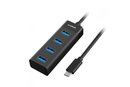 mbeat USB Type C to 4 Ports USB3.0 Hub - Black
