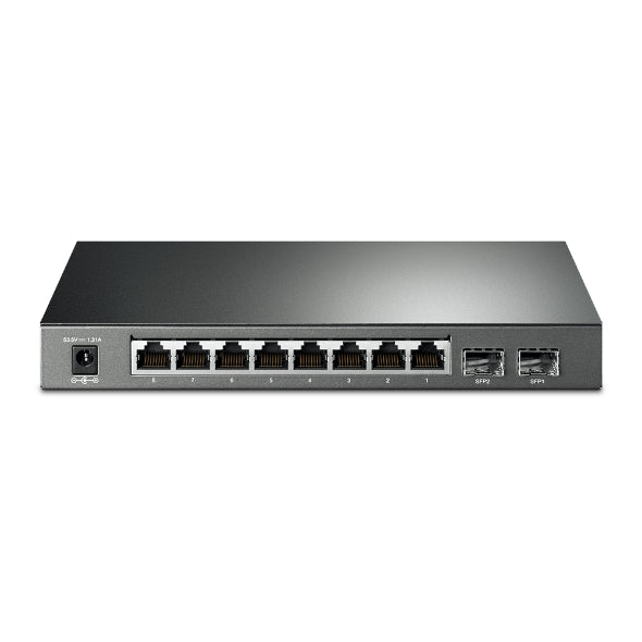 TP-LINK TL-SG2210P 8-Port Gigabit Smart PoE Switch with 2 SFP Slots