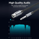Vention 6.35mm TRS Male to XLR Female Audio Cable 3M Gray Aluminum Alloy Type