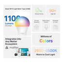 TP-Link Tapo L535E Smart WiFi Light Bulb, Multicolour