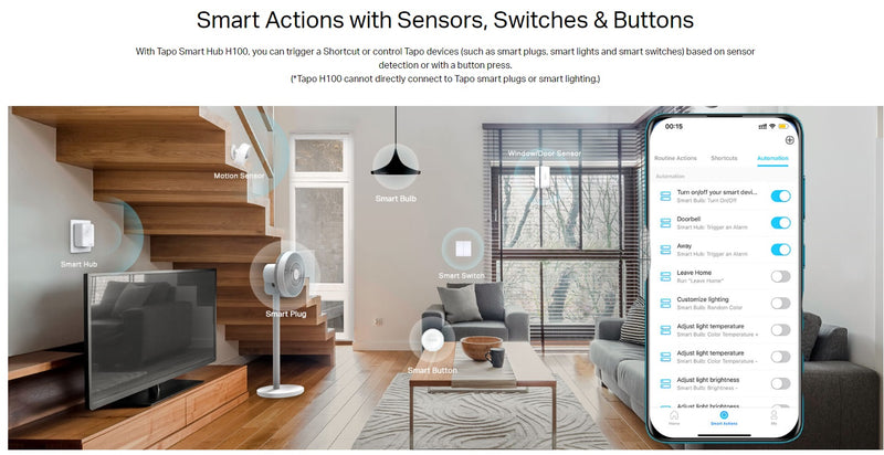 TP- Link Tapo H100 Smart IoT Hub with Chime